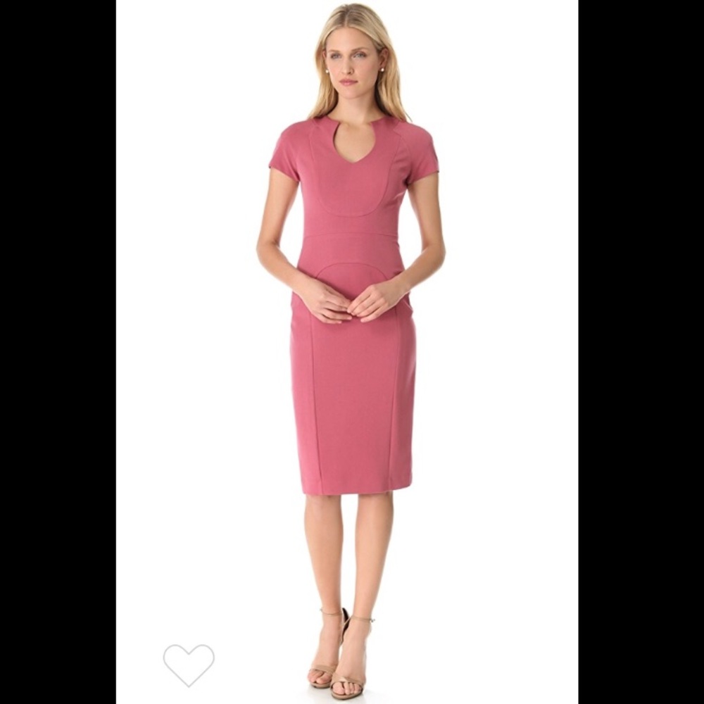 Black Halo Gypsy Rose Sheath Dress; Antique Rose